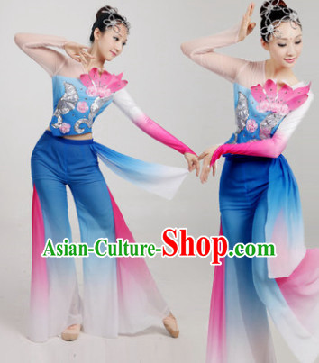 Chinese Folk Dance Costume Dancewear Discount Dane Supply Clubwear Dance Wear China Wholesale Dance Clothes for Women