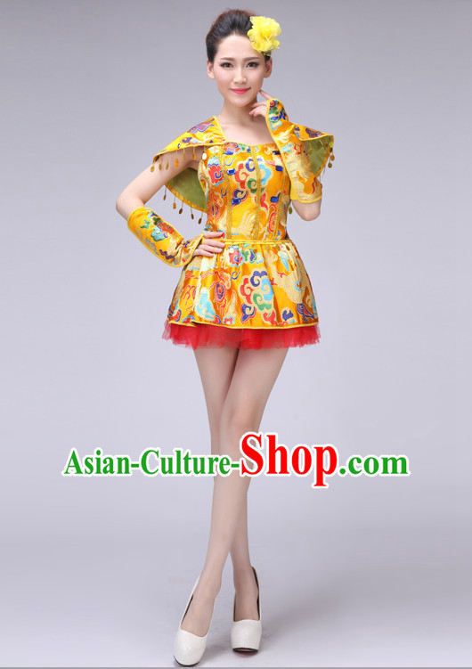 Chinese Drum Dance Costumes Dancewear Discount Dane Supply Clubwear Dance Wear China Wholesale Dance Clothes