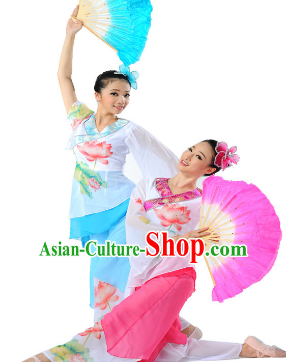 Chinese Fan Dance Uniform Dancewear Discount Dane Supply Dance Wear China Wholesale Dance Clothes