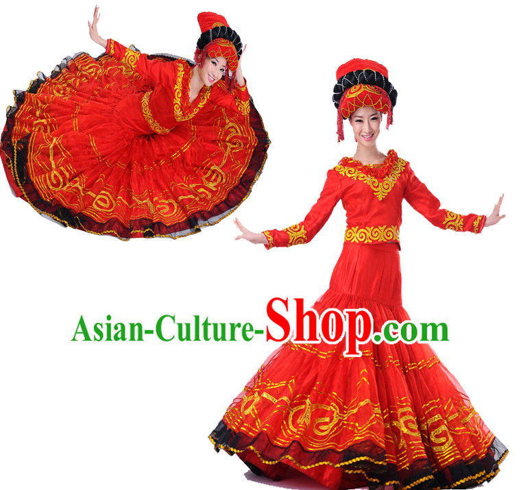 Chinese Folk Dance Costumes Dancewear Discount Dane Supply Clubwear Dance Wear China Wholesale Dance Clothes