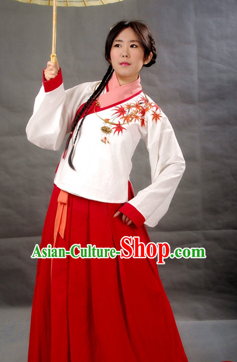 Chinese Girls Hanfu Costume Ancient Costume Traditional Clothing Traditiional Dress Clothing online