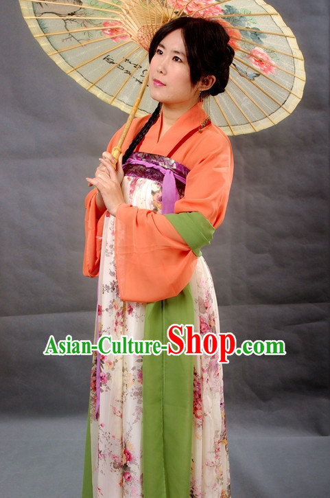 Chinese Girls Hanfu Costume Ancient Costume Traditional Clothing Traditiional Dress Clothing online