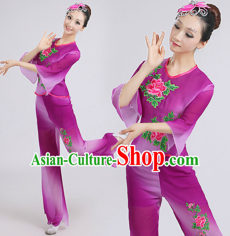 Chinese Folk Dance Costumes Costume Discount Dance Costume Gymnastic Leotard Dancewear Chinese Dress Dance Wear