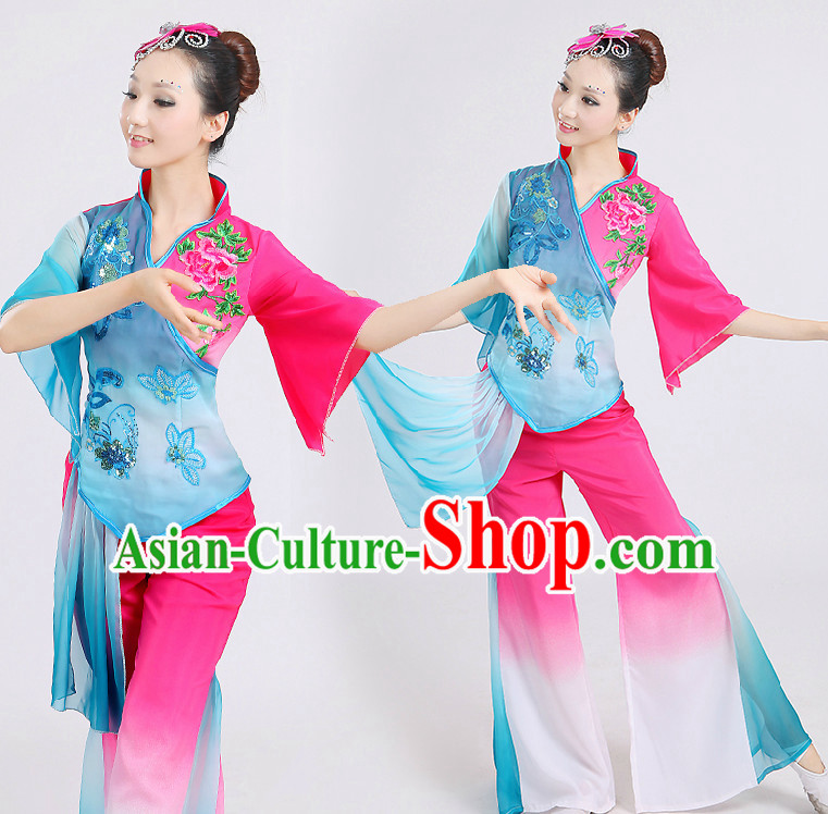 Chinese Folk Dance Costumes Dancing Costume Discount Dance Costume Gymnastic Leotard Dancewear China Dress Dance Wear