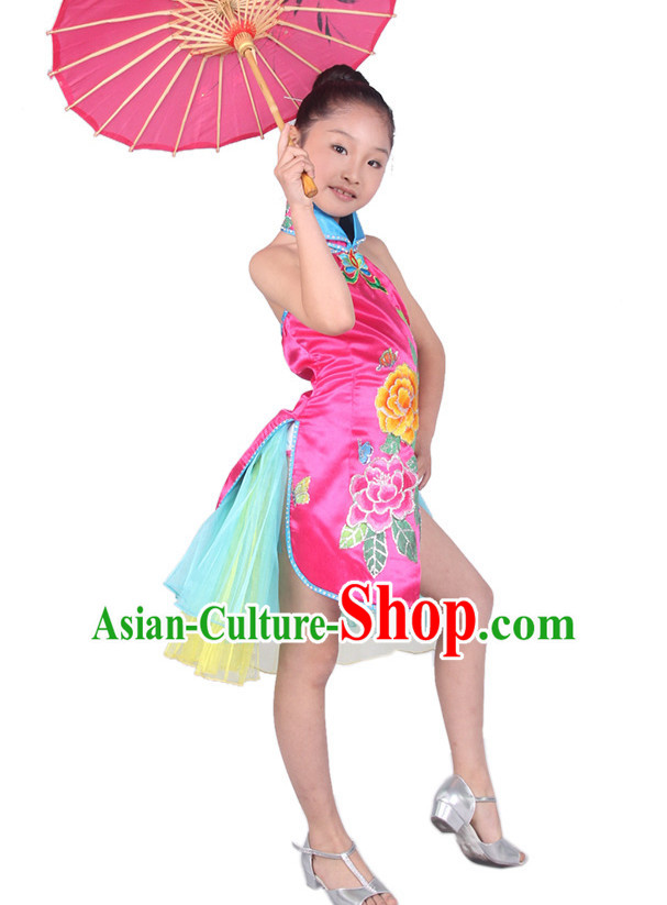 Chinese Kids Dance Costume Competition Dance Costumes