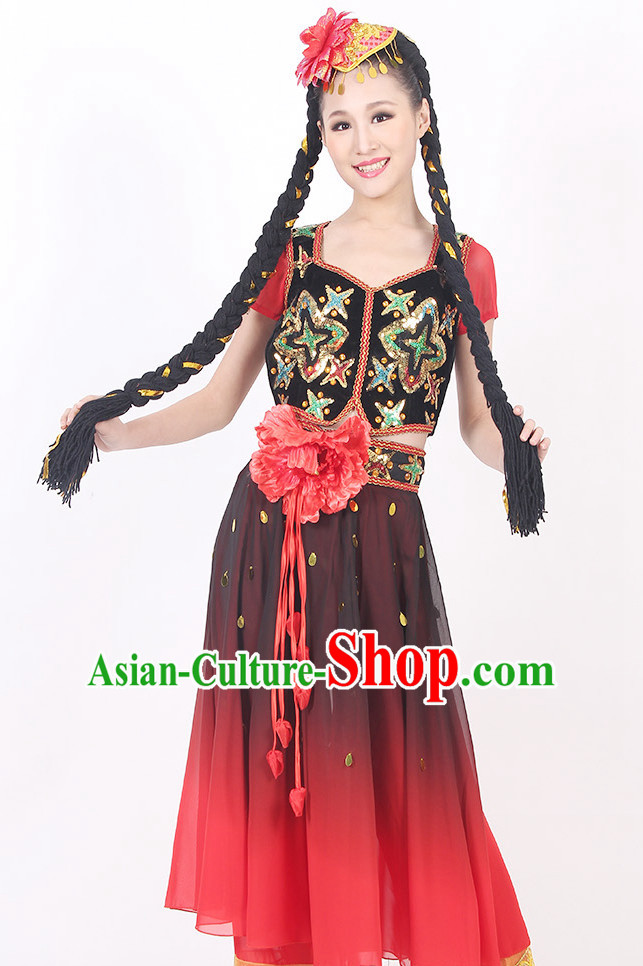 China Xinjiang Style Dance Costume Ideas Dancewear Supply Dance Wear Dance Clothes Suit