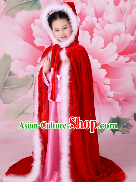 Chinese Princess Halloween Costumes for Kids Baby Hanfu Clothes Toddler Halloween Costume Kids Clothing and Hair Accessories Complete Set