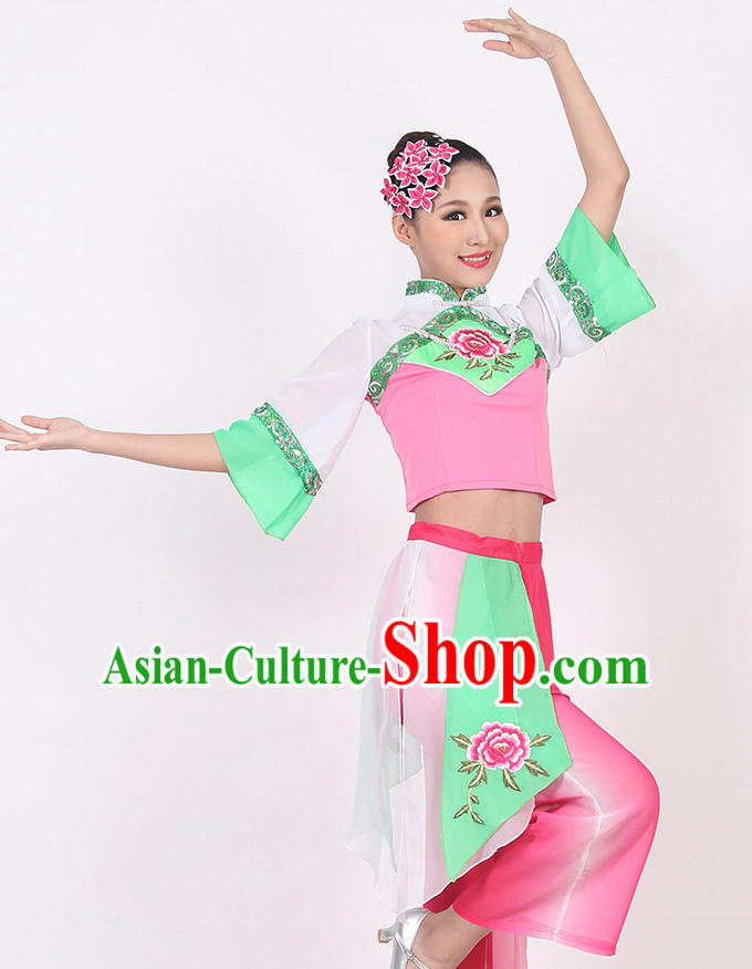 Chinese Style Handkerchief Dance Costume Ideas Dancewear Supply Dance Wear Dance Clothes Suit