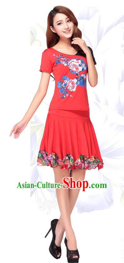 Chinese Style Modern Parade Costume Ideas Dancewear Supply Dance Wear Dance Clothes Suit