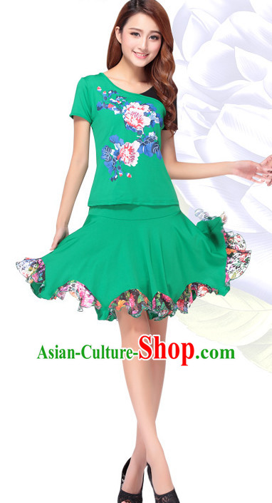 Chinese Style Modern Parade Costume Ideas Dancewear Supply Dance Wear Dance Clothes Suit