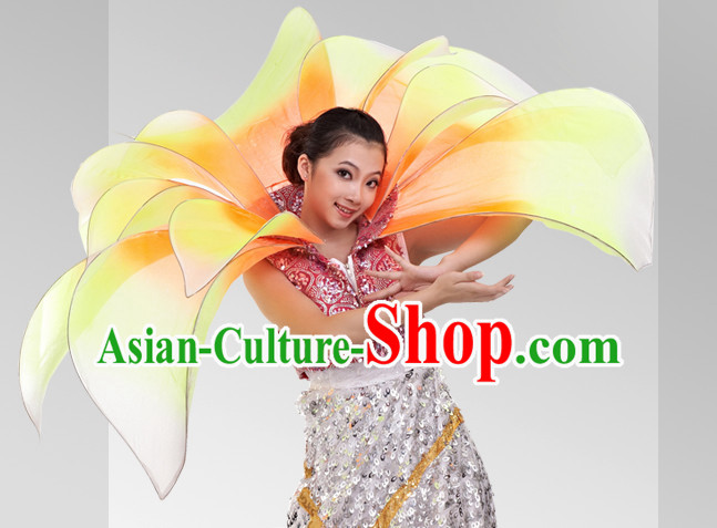 Chinese Stage Celebration Flower Dancewear Dance Costumes Complete Set for Women