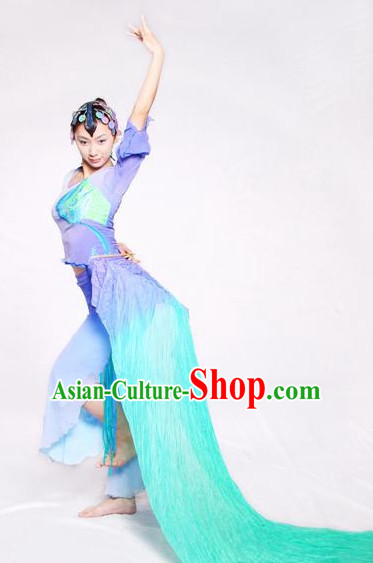 Chinese Classic Fan Dance Costume