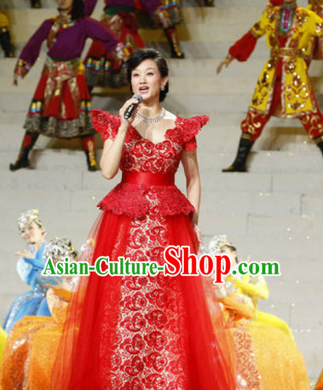 Chinese Folk Singer Dancing Uniform