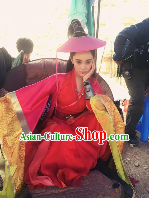 Chinese Classical Swordswoman Hanfu Dresses for Women