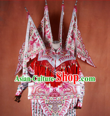 Ancient Chinese Beijing Opera Costumes Peking Opera General Armor Costume Complete Set for Women