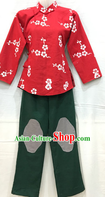 Traditional Chinese Opera Hong Dong Ji Xiao Tie Mei Costumes for Women or Girls