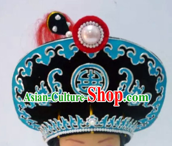 Ancient Chinese Opera Lin Chong Superhero Helmet