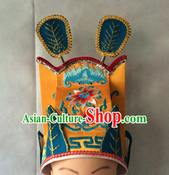 Traditional Chinese Classica Embroidered Emperor Hat
