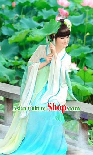 Chinese Classical Tang Dynasty Clothes for Women or Girls