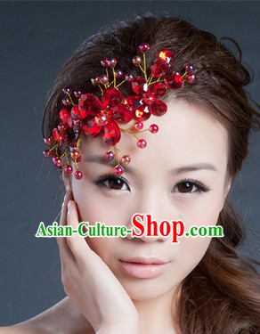 Traditional Chinese Style Princess Empress Queen Brides Wedding Headpieces Hair Fascinators Jewelry Decorations Hairpins Phoenix Crown Coronet