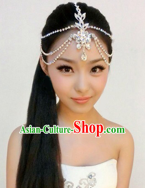 Traditional Chinese Style Princess Empress Queen Brides Wedding Headpieces Hair Fascinators Jewelry Decorations Hairpins Phoenix Crown Coronet