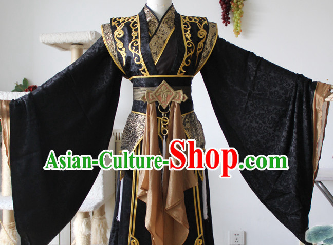 Chinese Ancient Emperor Prince Costume Complete Set for Adults Kids Men Boys