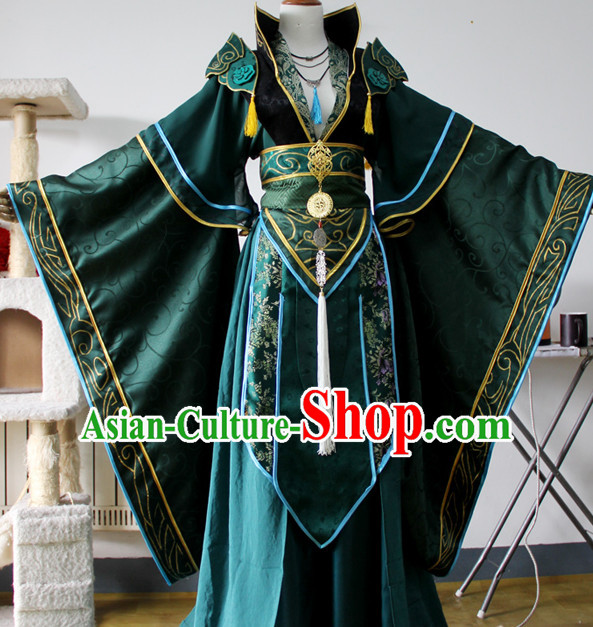 Chinese Ancient Emperor Prince Cosplay Costume Complete Set for Adults Kids Men Boys