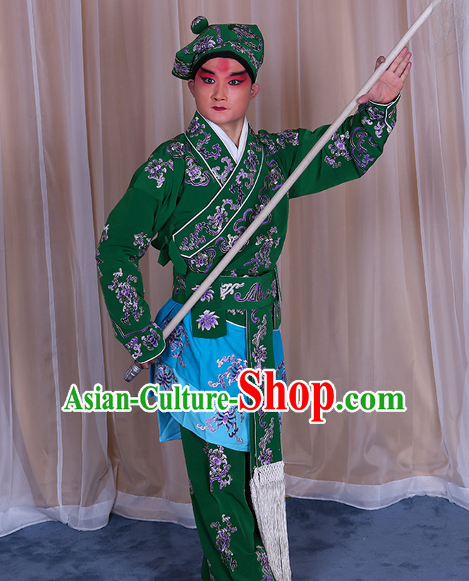 Top Embroidered Chinese Classic Peking Opera Wusheng Costume Beijing Opera Wu Sheng Costumes Complete Set for Adults Kids Men Boys