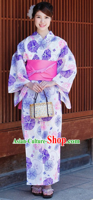 Top Authentic Traditional Japanese Kimonos Kimono Dress Yukata Clothing Robe Garment Complete Set for Women Ladies Girls