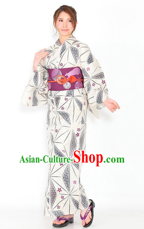 Top Authentic Traditional Japanese Kimonos Kimono Dress Yukata Clothing Robe Garment Complete Set for Women Ladies Girls