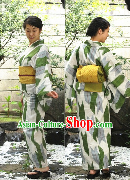 Top Authentic Traditional Japanese Kimonos Kimono Dress Yukata Clothing Robe online Complete Set for Women