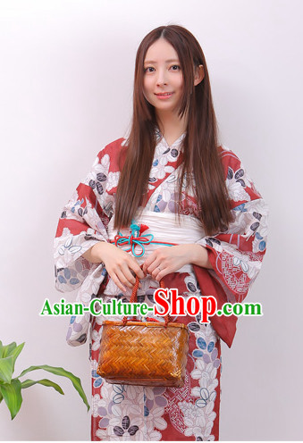 Top Authentic Traditional Japanese Kimonos Kimono Dress Yukata Clothing Robe online Complete Set for Women