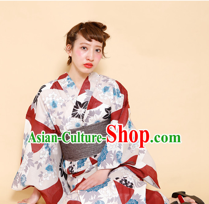 Top Authentic Traditional Japanese Kimonos Kimono Dress Yukata Clothing Robe online Complete Set for Women