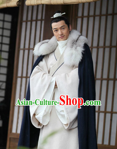 Nirvana in Fire TV Drama Hero Costumes Superhero Hanfu Clothing Complete Set for Men