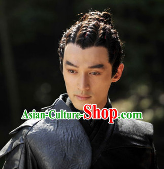 Chinese Ancient Male Black Wigs