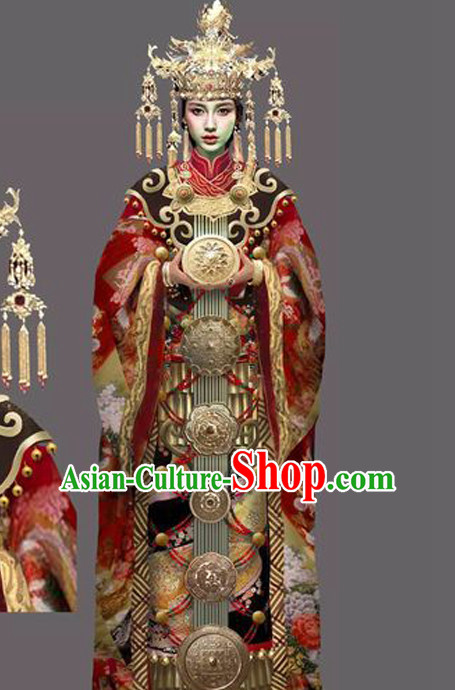 Chinese Ancient Imperial Empress Stage Costumes