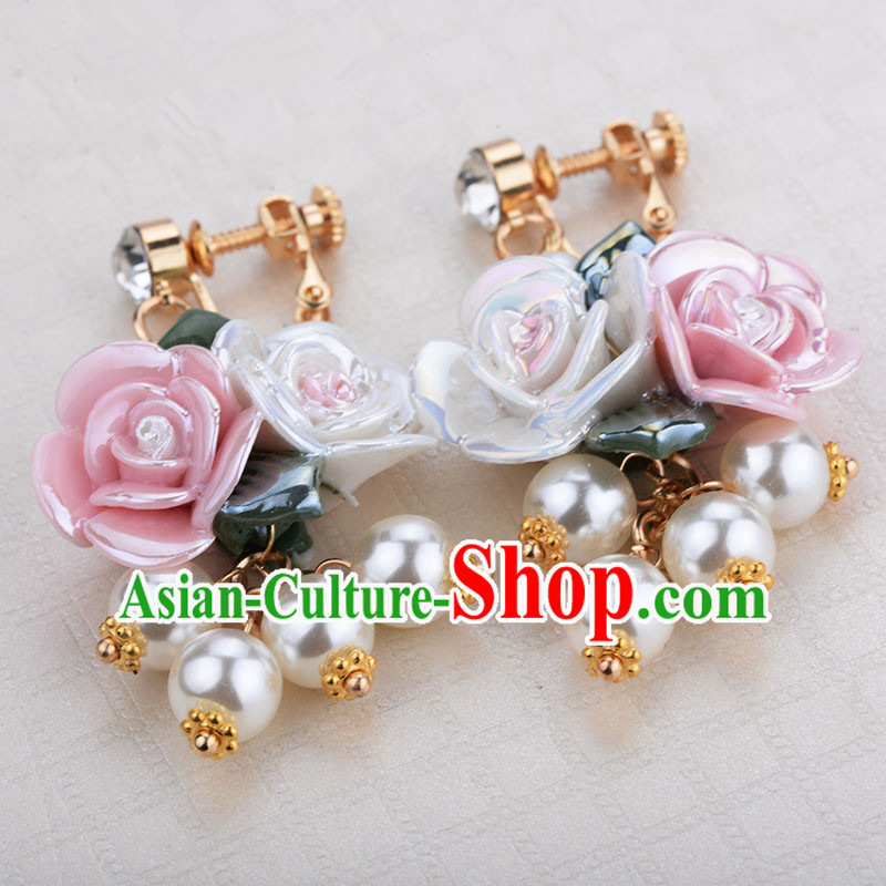 Traditional Jewelry Accessories, Princess Bride Wedding Accessories, Earring for Women