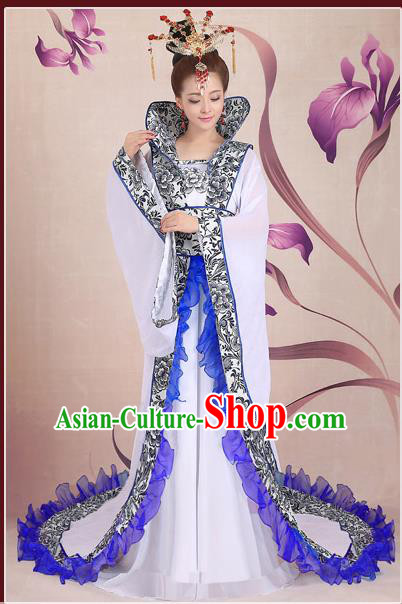 Ancient Chinese Palace Empress Costumes Complete Set, Tang Dynasty Ancient Palace Clothing, Cosplay Fairy Princess Dress Suits For Women