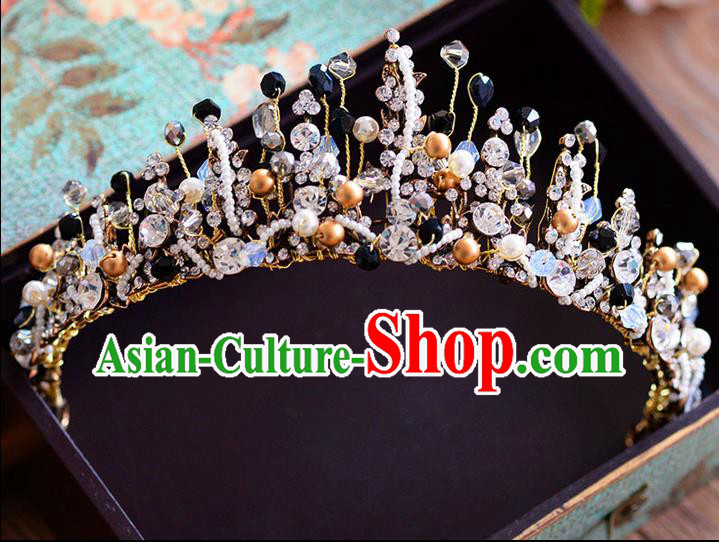 Traditional Jewelry Accessories, Princess Bride Royal Crown, Wedding Hair Accessories, Baroco Style Headwear for Women