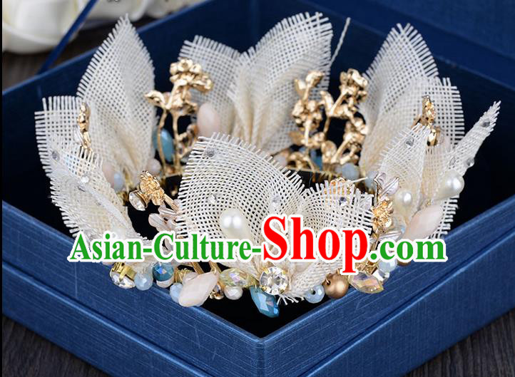 Traditional Jewelry Accessories, Princess Bride Royal Crown, Wedding Hair Accessories, Baroco Style Lace Headwear for Women