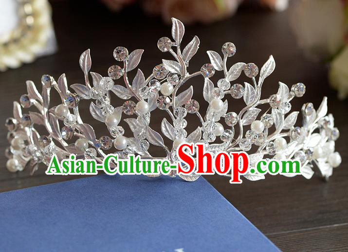 Traditional Jewelry Accessories, Palace Princess Bride Royal Crown, Wedding Hair Accessories, Baroco Style Crystal Headwear for Women