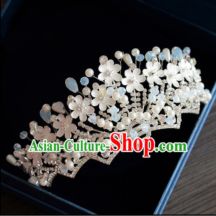 Traditional Jewelry Accessories, Palace Princess Bride Royal Crown, Wedding Hair Accessories, Baroco Style Crystal Headwear for Women