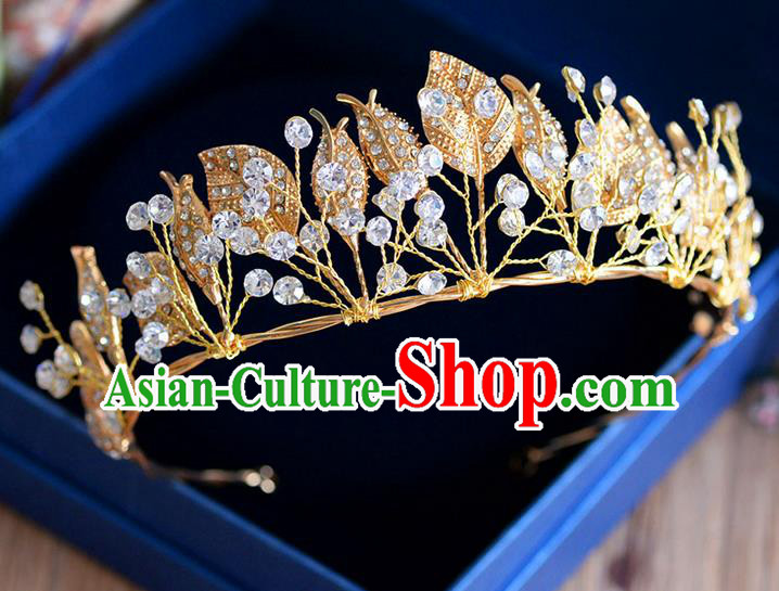 Traditional Jewelry Accessories, Palace Princess Bride Royal Crown, Wedding Hair Accessories, Baroco Style Crystal Headwear for Women