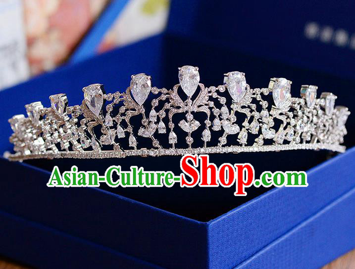 Traditional Jewelry Accessories, Palace Princess Bride Royal Crown, Wedding Hair Accessories, Baroco Style Crystal Headwear for Women