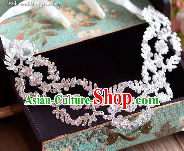 Traditional Jewelry Accessories, Princess Wedding Hair Accessories, Bride Wedding Hair Accessories, Baroco Style Crystal Headwear for Women