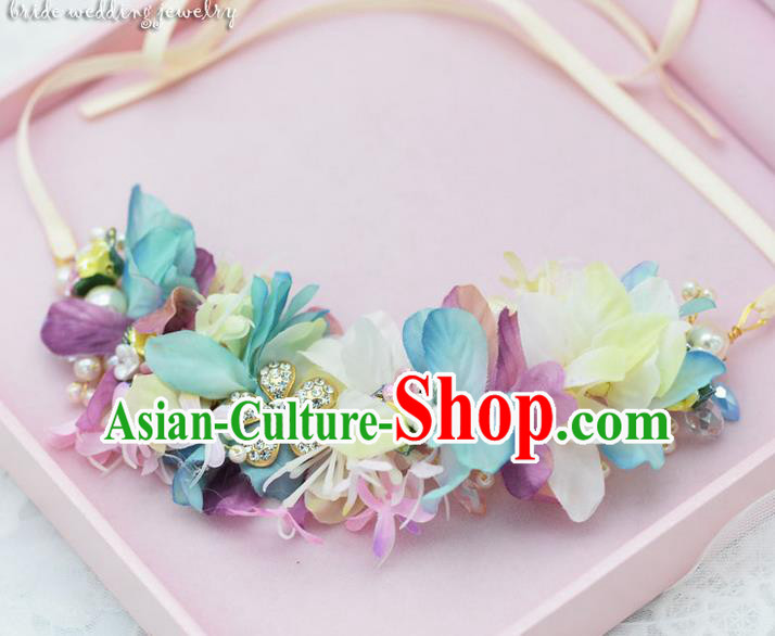 Traditional Jewelry Accessories, Princess Wedding Hair Accessories, Bride Wedding Hair Accessories, Baroco Style Pearl Flowers Headwear for Women