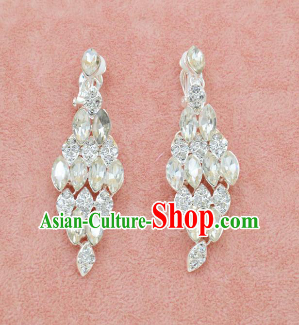 Traditional Wedding Jewelry Accessories, Palace Princess Bride Accessories, Wedding Earring, Baroco Style Earrings for Women