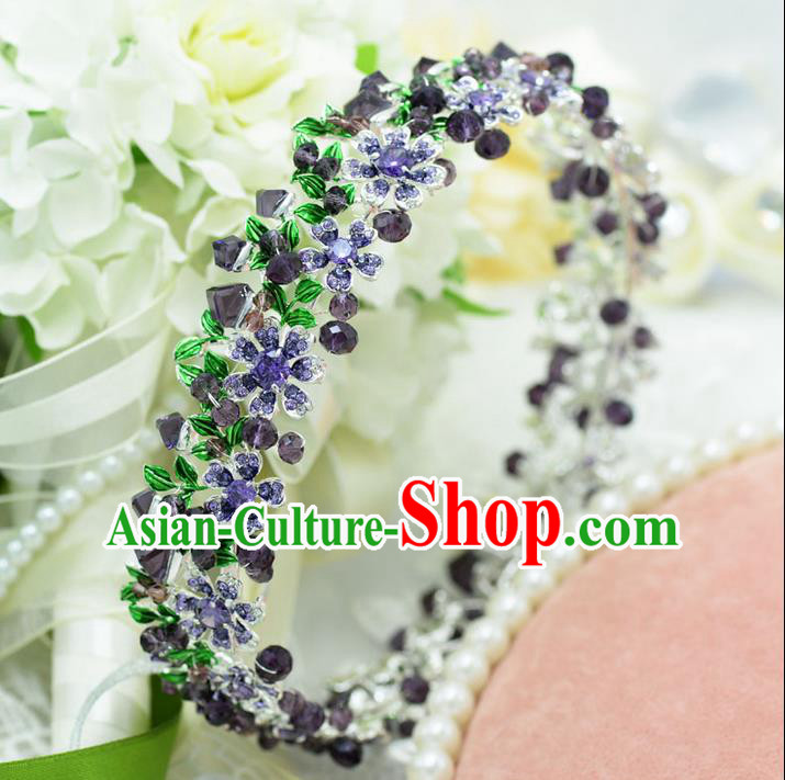 Traditional Jewelry Accessories, Palace Princess Bride Royal Crown, Queen Engagement Royal Crown, Wedding Hair Accessories, Baroco Style Flowers Headwear for Women