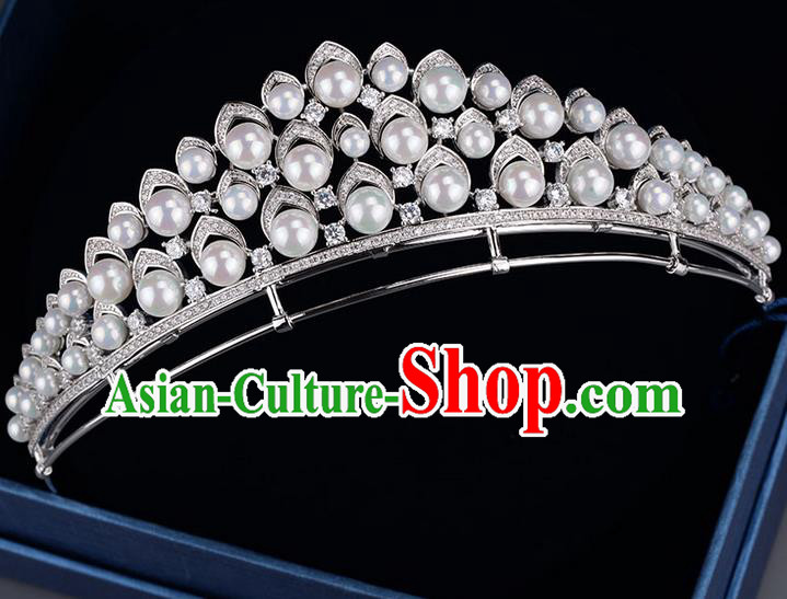 Traditional Jewelry Accessories, Palace Princess Bride Royal Crown, Queen Engagement Royal Crown, Wedding Hair Accessories, Baroco Style Crystal Zircon Headwear for Women