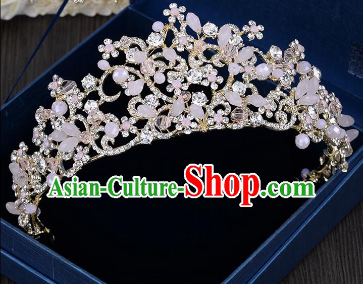 Traditional Jewelry Accessories, Palace Princess Bride Royal Crown, Imperial Royal Crown, Wedding Hair Accessories, Baroco Style Pearl Headwear for Women